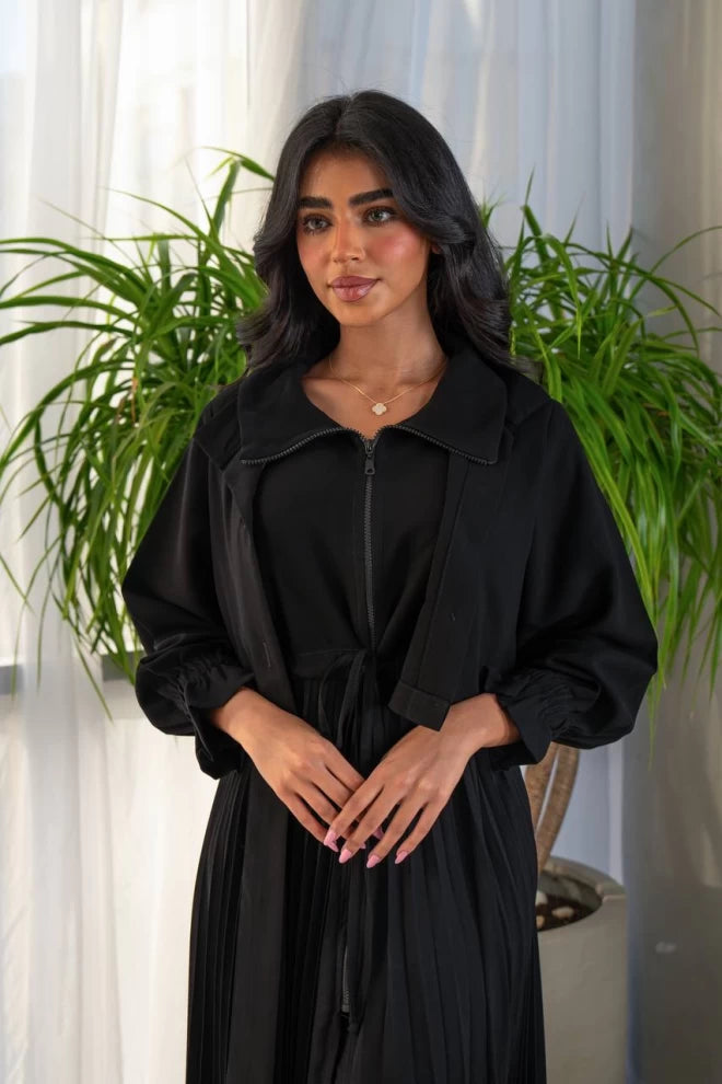 Black trench coat IB240