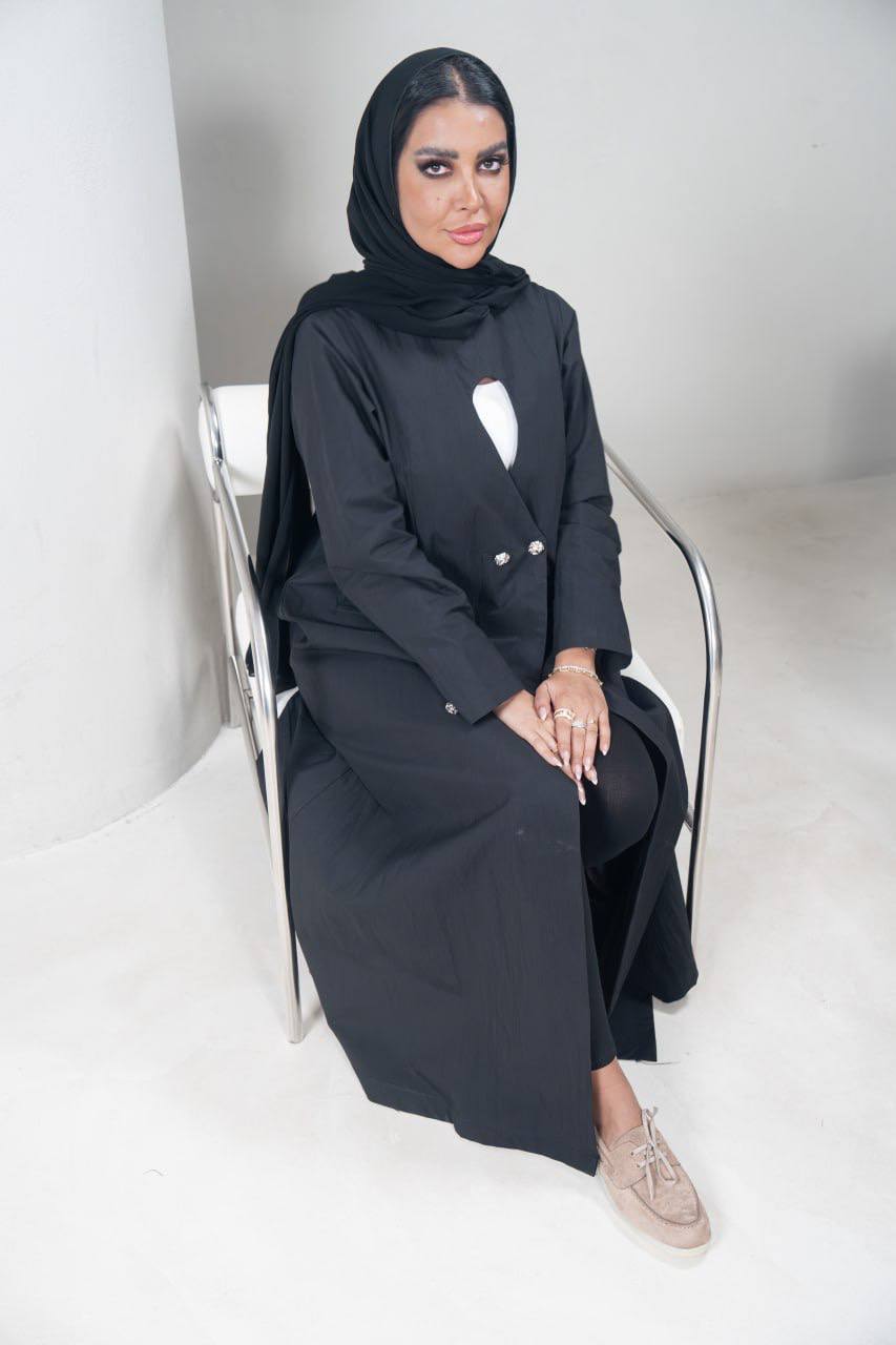 ترنش كوت باللون الاسود C:IB342