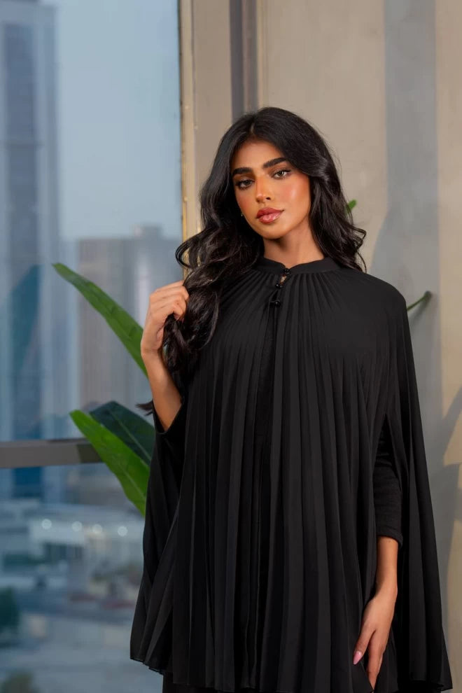 طقم بلوزة وفستان أسود IB241 أسود 