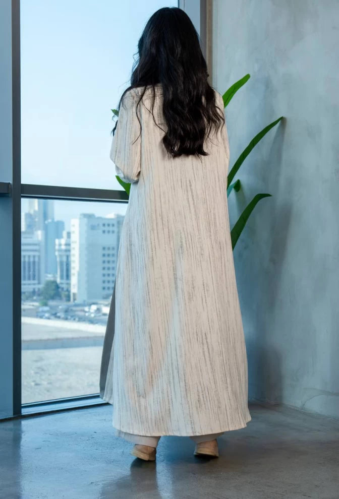 عباية بليزر بيج IB246 بيج 