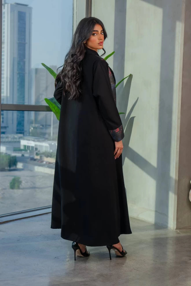عباية بليزر سوداء IB245 