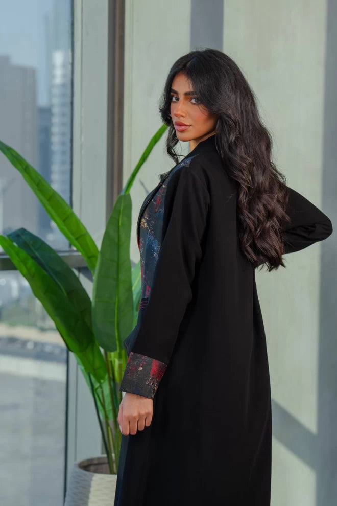 عباية بليزر سوداء IB245 