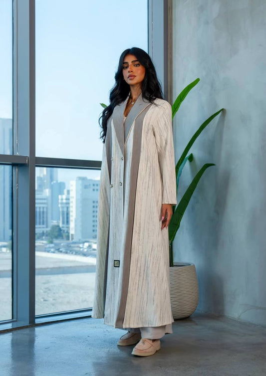 عباية بليزر بيج IB246 بيج 