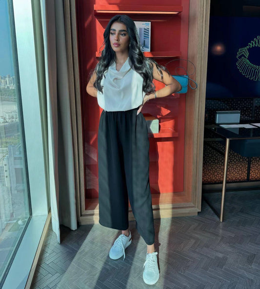 بنطلون كريب أسود IB1044 (S) 