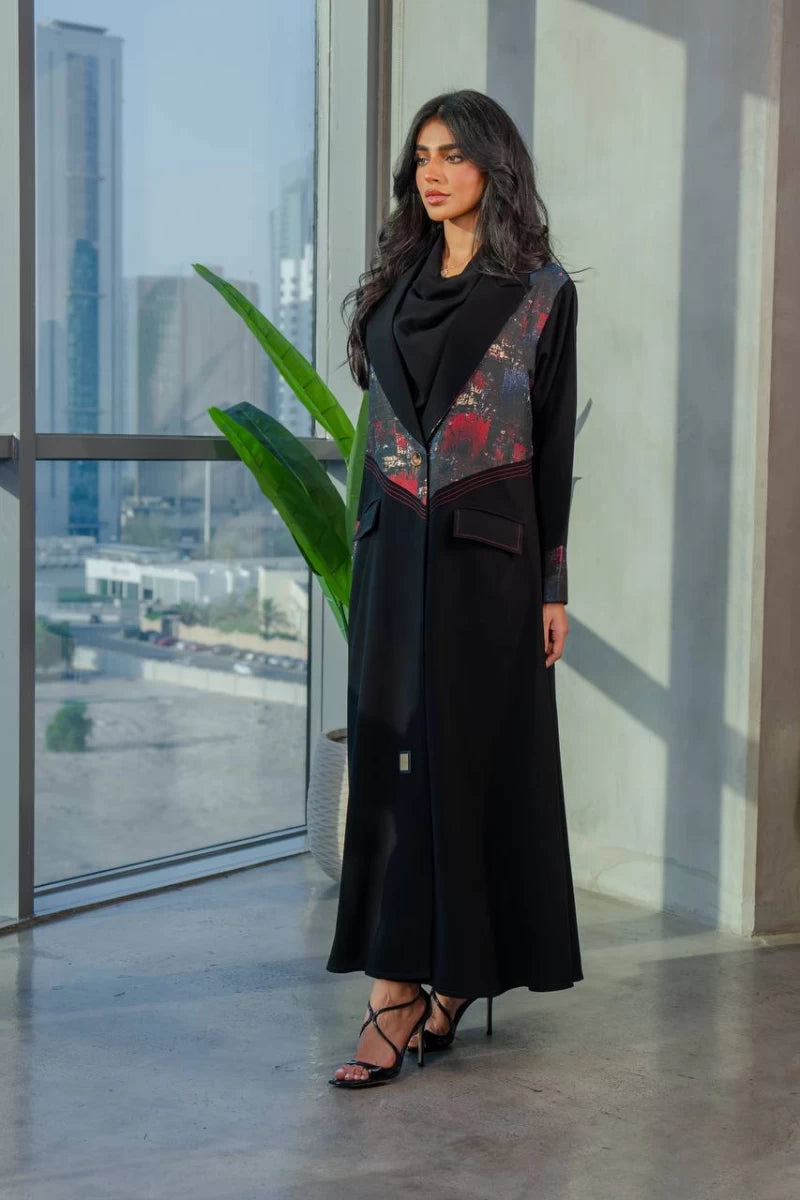 عباية بليزر سوداء IB245 