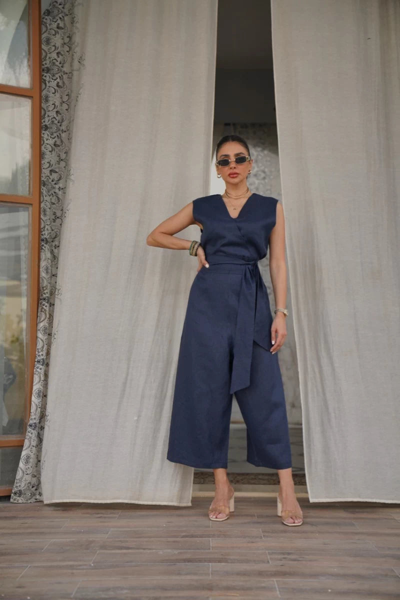Linen Jumpsuit IB1018 (SL)