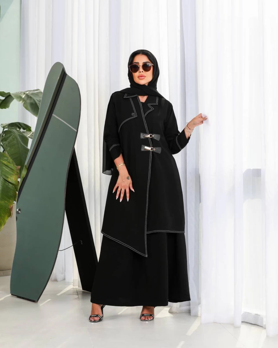 كريب IB128 طقم كريب أسود من قطعتين 