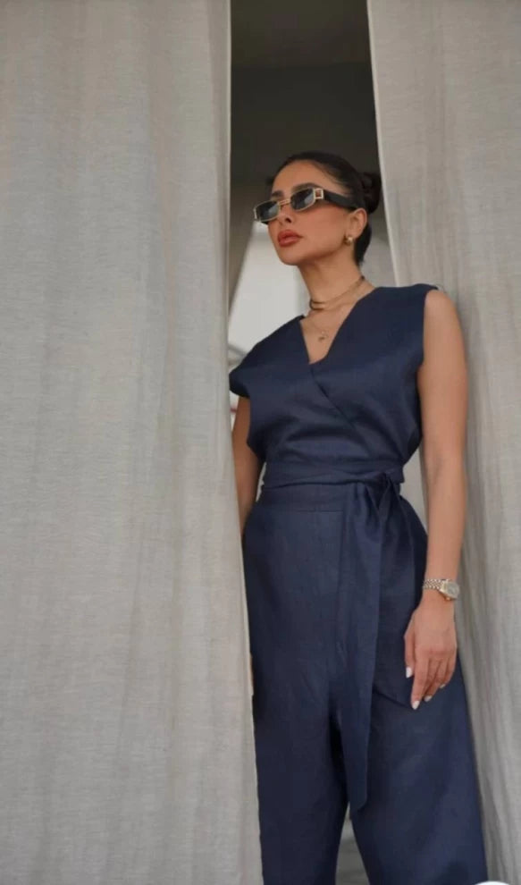 Linen Jumpsuit IB1018 (SL)