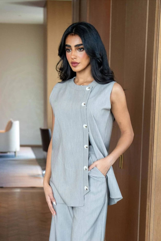 سترة رمادية IB1052 رمادي V 