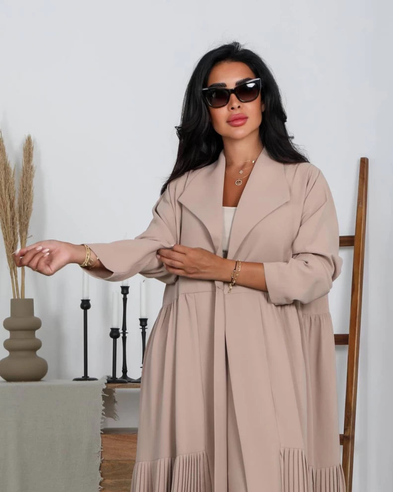 عباية كريب بيج IB148 بيج 