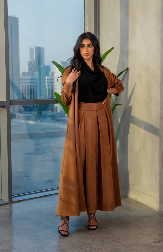 عباية شمواه جملي IB242 بني 