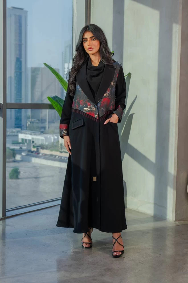 Abaya Blazer Black IB245