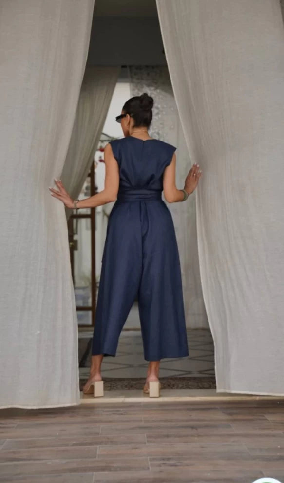 Linen Jumpsuit IB1018 (SL)