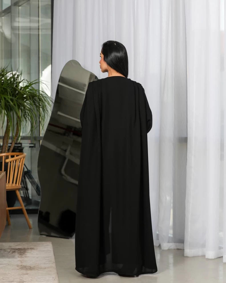 عبايه خام انترنت اسود IB149 Black