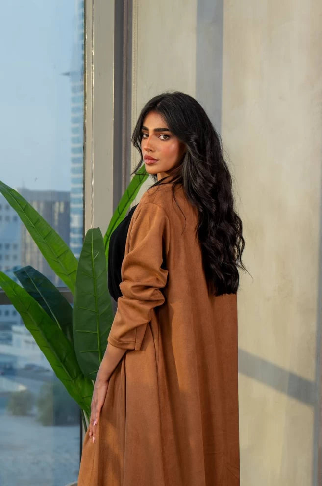 عباية شمواه جملي IB242 بني 