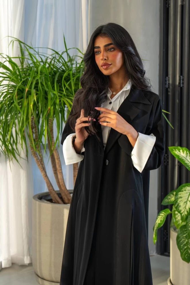 عباية بليزر سوداء IB237 