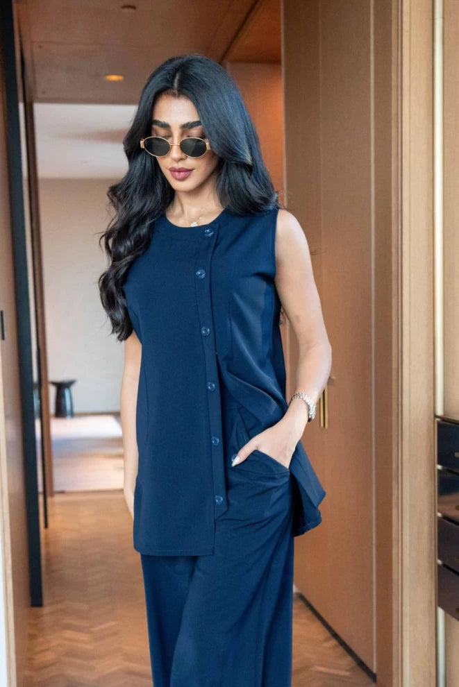 Navy Vest IB1052 Blue V