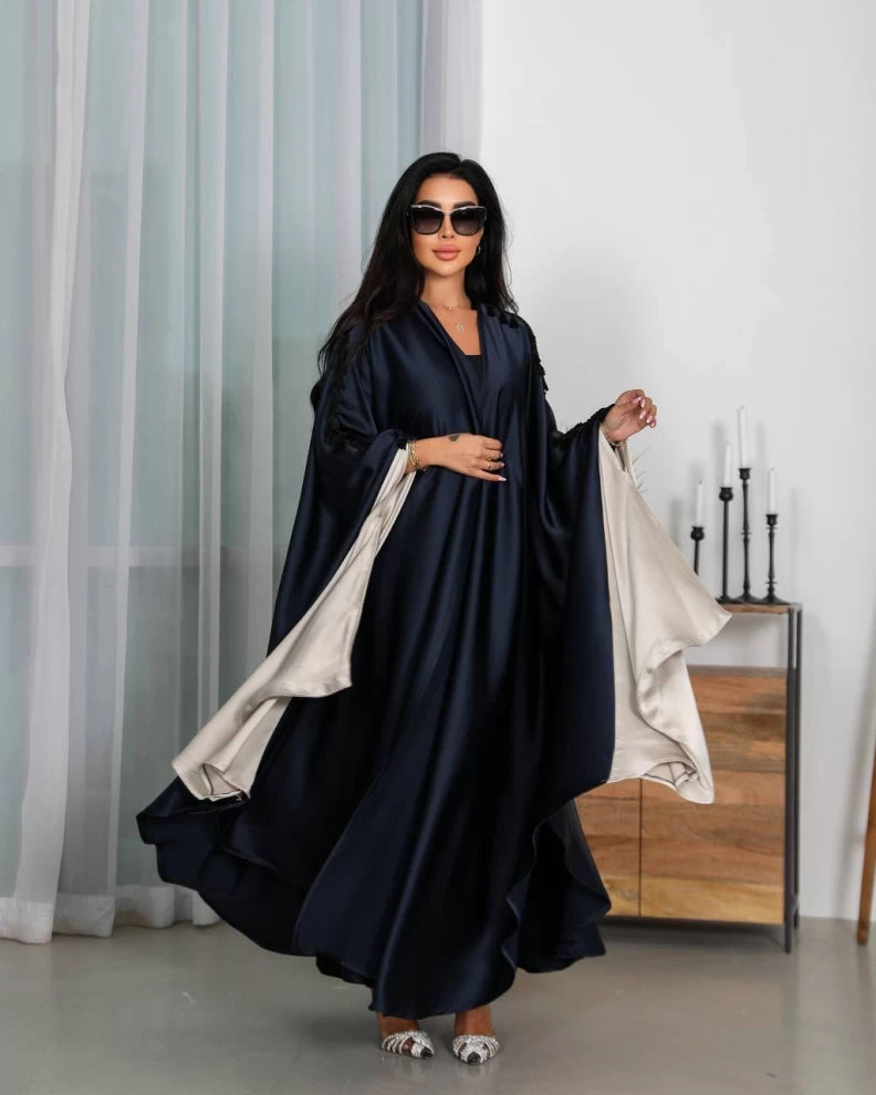 عباية كريب IB147 أزرق (مقاس واحد) 