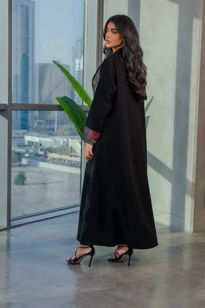 عباية بليزر سوداء IB245 
