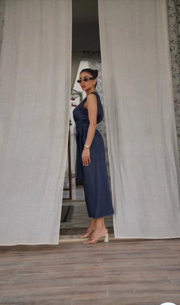 Linen Jumpsuit IB1018 (SL)