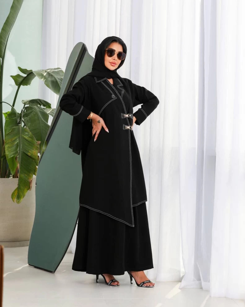 كريب IB128 طقم كريب أسود من قطعتين 