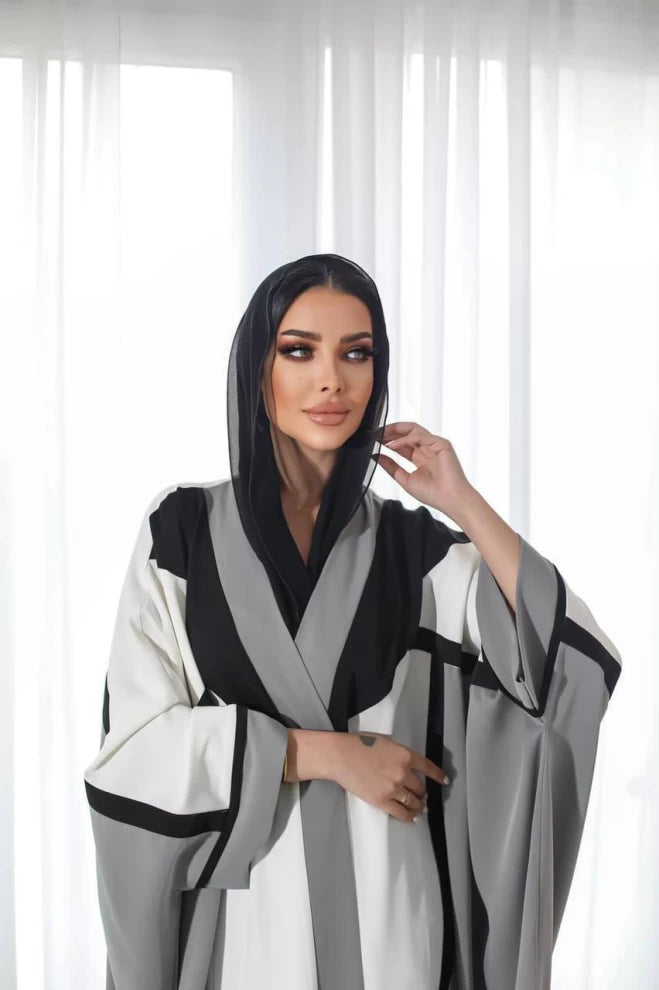 عباية مع باربي خام فري سايز IB205 (مقاس حر) 