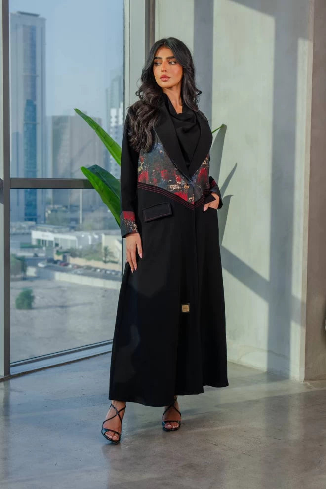 Abaya Blazer Black IB245