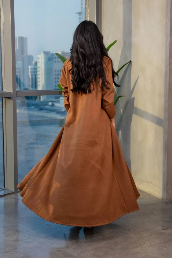 عباية شمواه جملي IB242 بني 