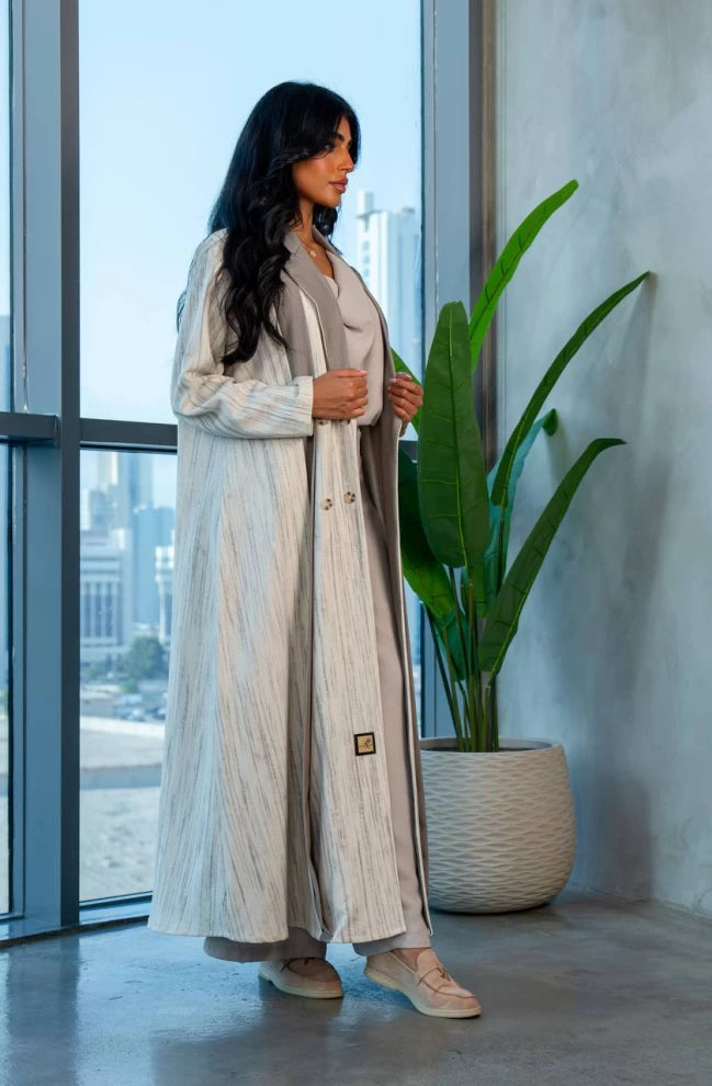 عباية بليزر بيج IB246 بيج 