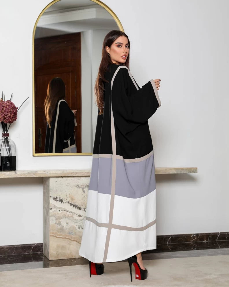 Abaya Crepe Free Size IB189 (Free size