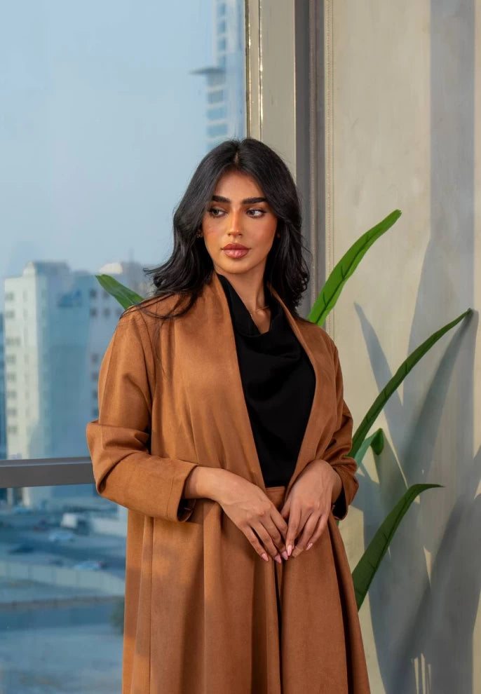 عباية شمواه جملي IB242 بني 