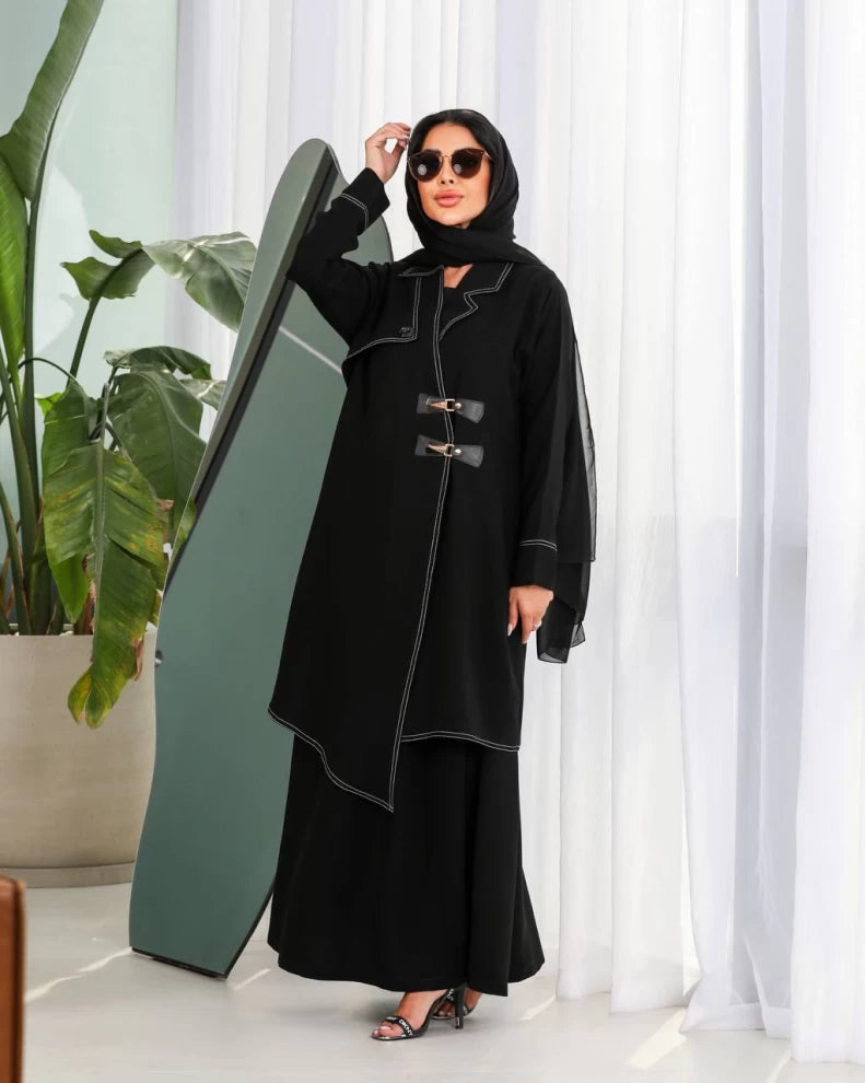 كريب IB128 طقم كريب أسود من قطعتين 