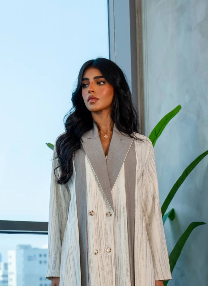 عباية بليزر بيج IB246 بيج 