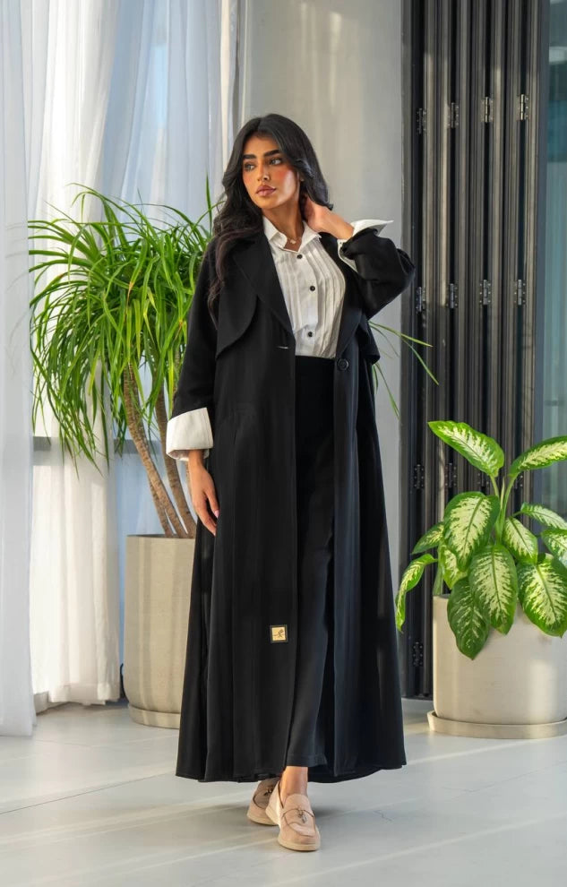 عباية بليزر سوداء IB237 