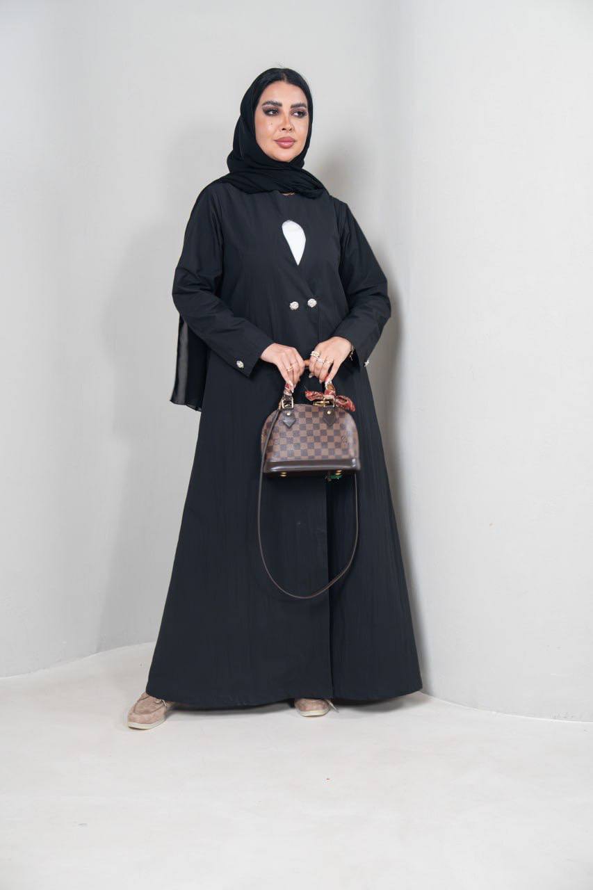 ترنش كوت باللون الاسود  C:IB342