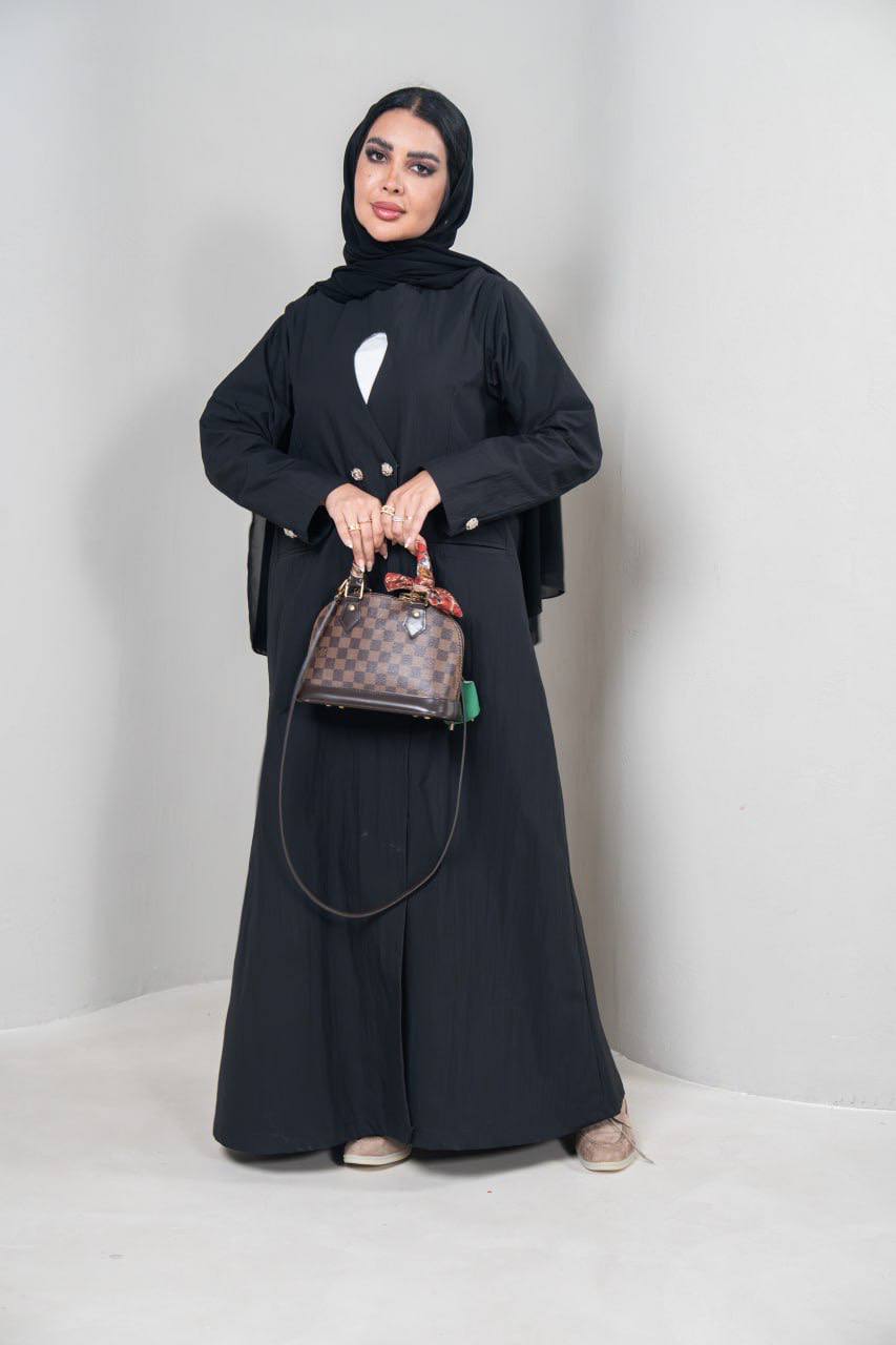 ترنش كوت باللون الاسود  C:IB342