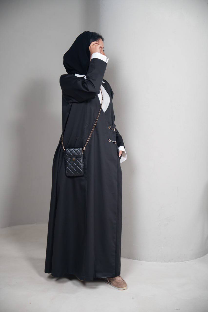 ترنش كوت عملي باللون الاسود C:IB339