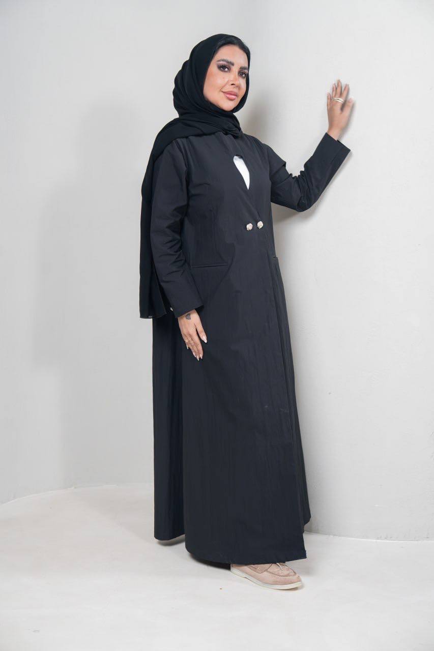ترنش كوت باللون الاسود  C:IB342